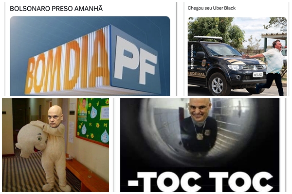 Internet faz memes com operação da PF contra Bolsonaro - Politica - Estado  de Minas