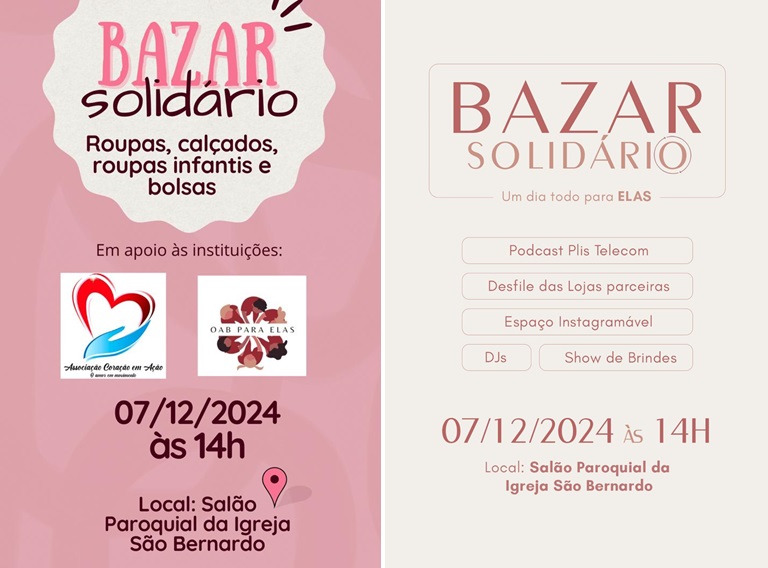 bazar solidario oab